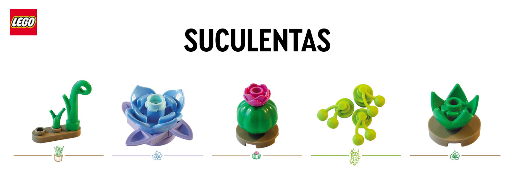 LEGO Botanicals Suculentas