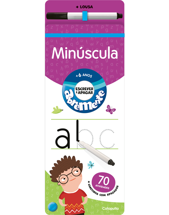 Abremente Escrever e apagar - Minúscula