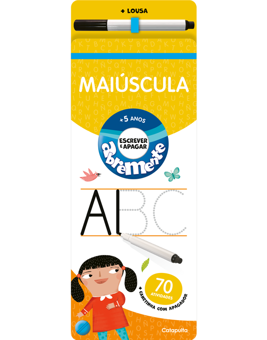 Abremente Escrever e apagar - Maiúscula
