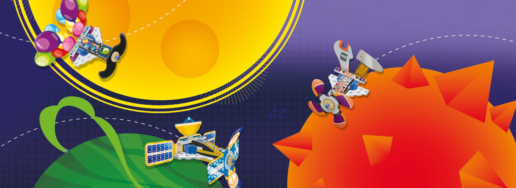 LEGO® Construye y pega Espacio