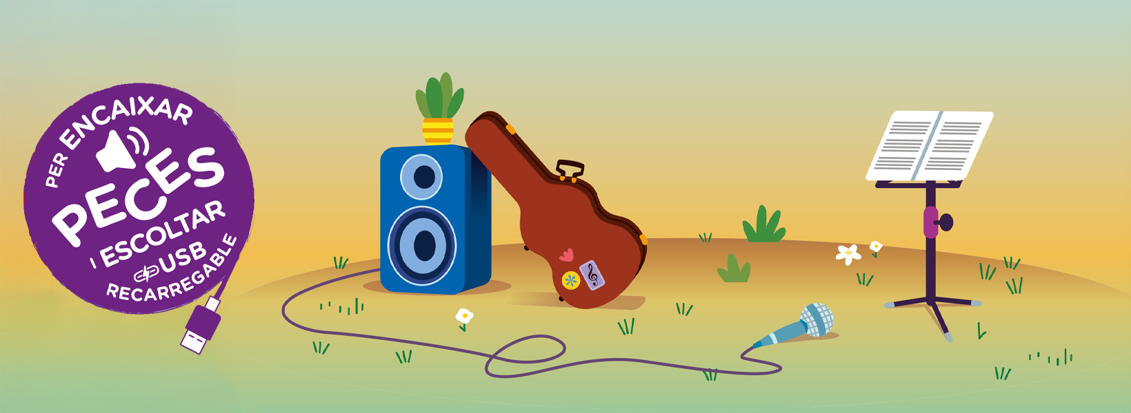 Encaixa i escolta Els instruments musicals