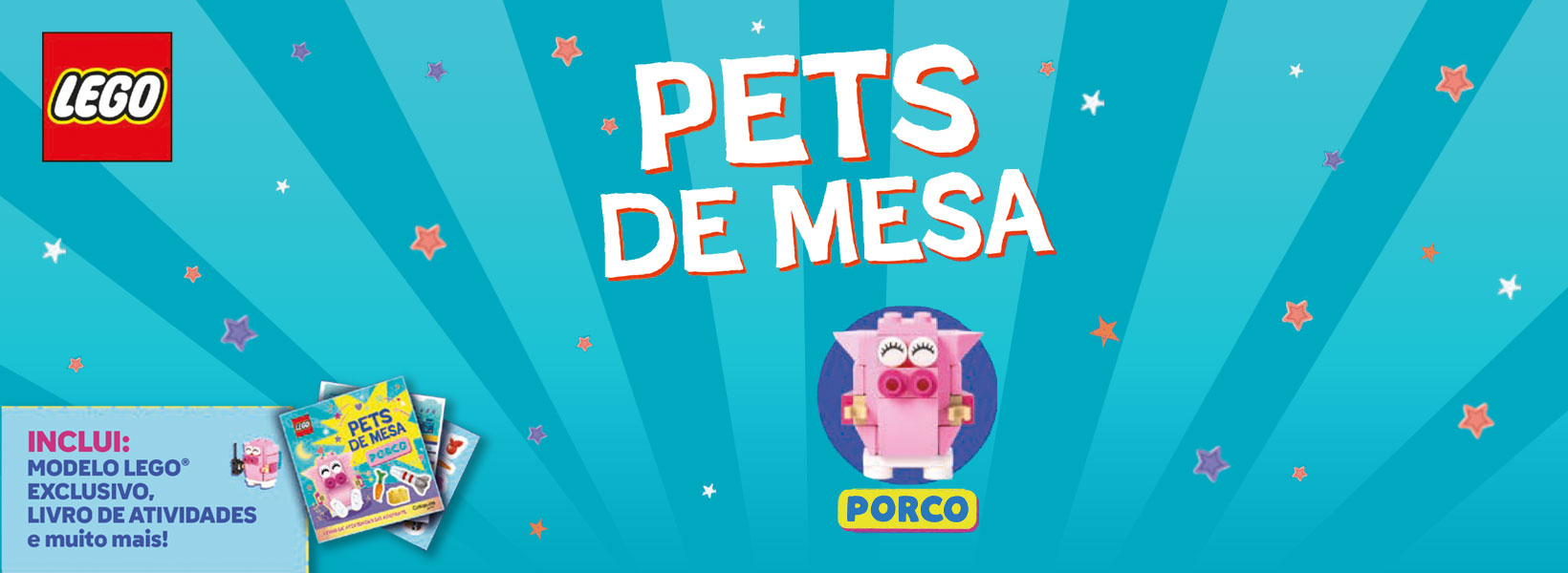 LEGO® Pets de mesa Porco