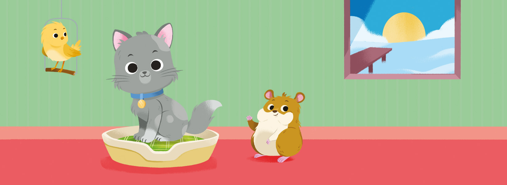 Toque e escute Os Pets - usb